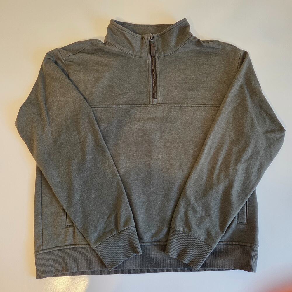 Patagonia Ahnya Pullover Women's M Pine Needle Green 1/4 Zip Sweatshirt
